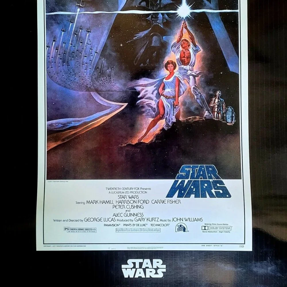 Vintage Jumbo Star Wars 2006 Poster Calendar w/ Revenge of the Jedi Poster Page - Picture 10 of 10